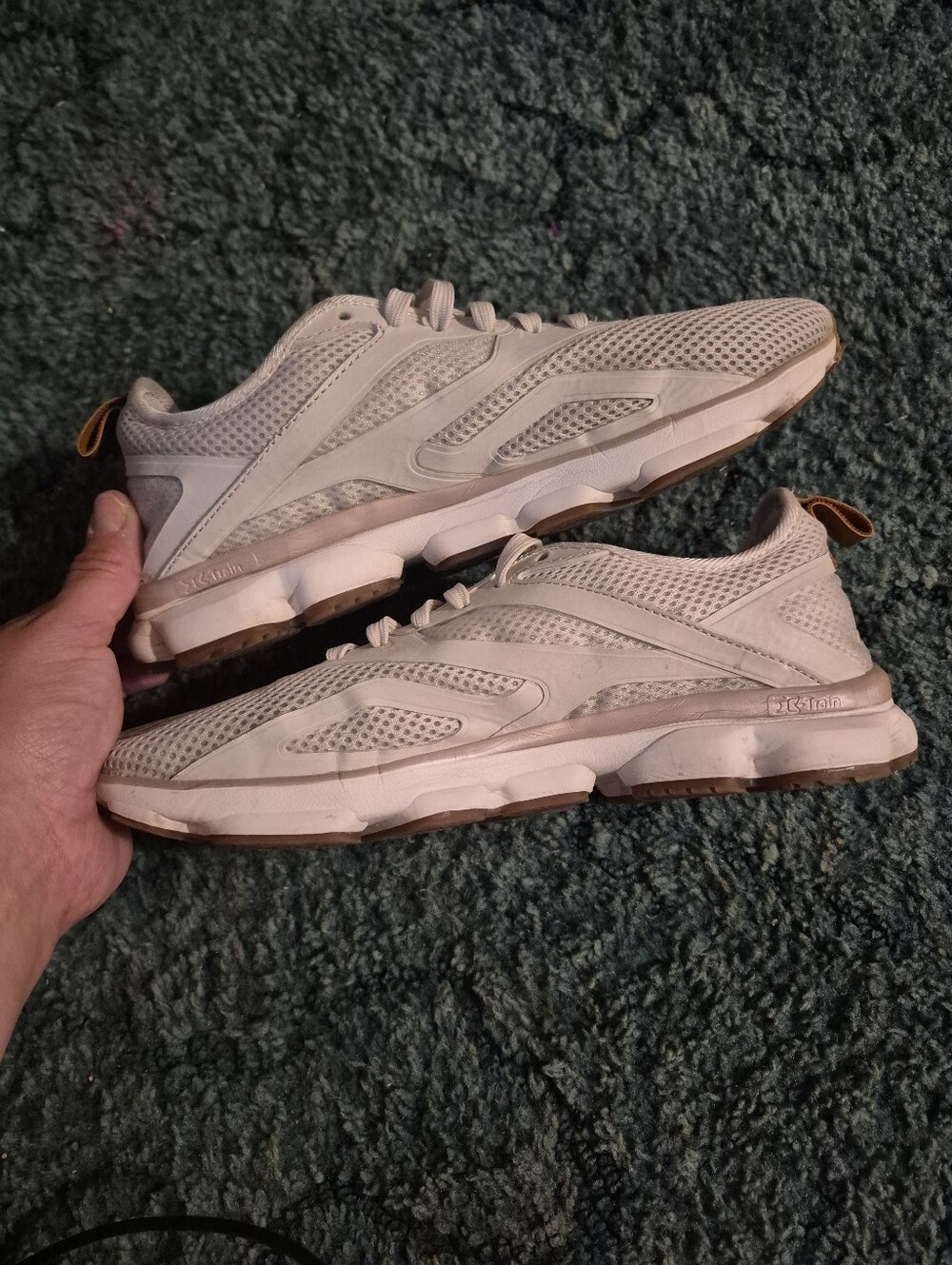 RBX Braton-M Running Athletic Shoes Gray Beige White Size 8.5 - Picture 11 of 14